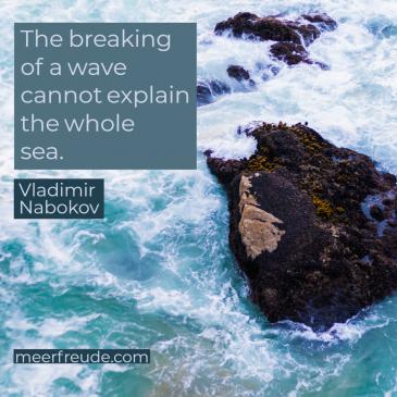 The breaking of a wave